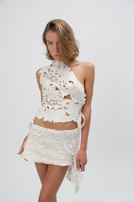 Embroidered Lace Top