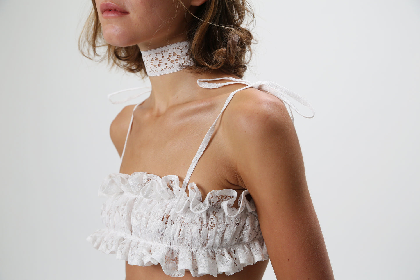 White lace top