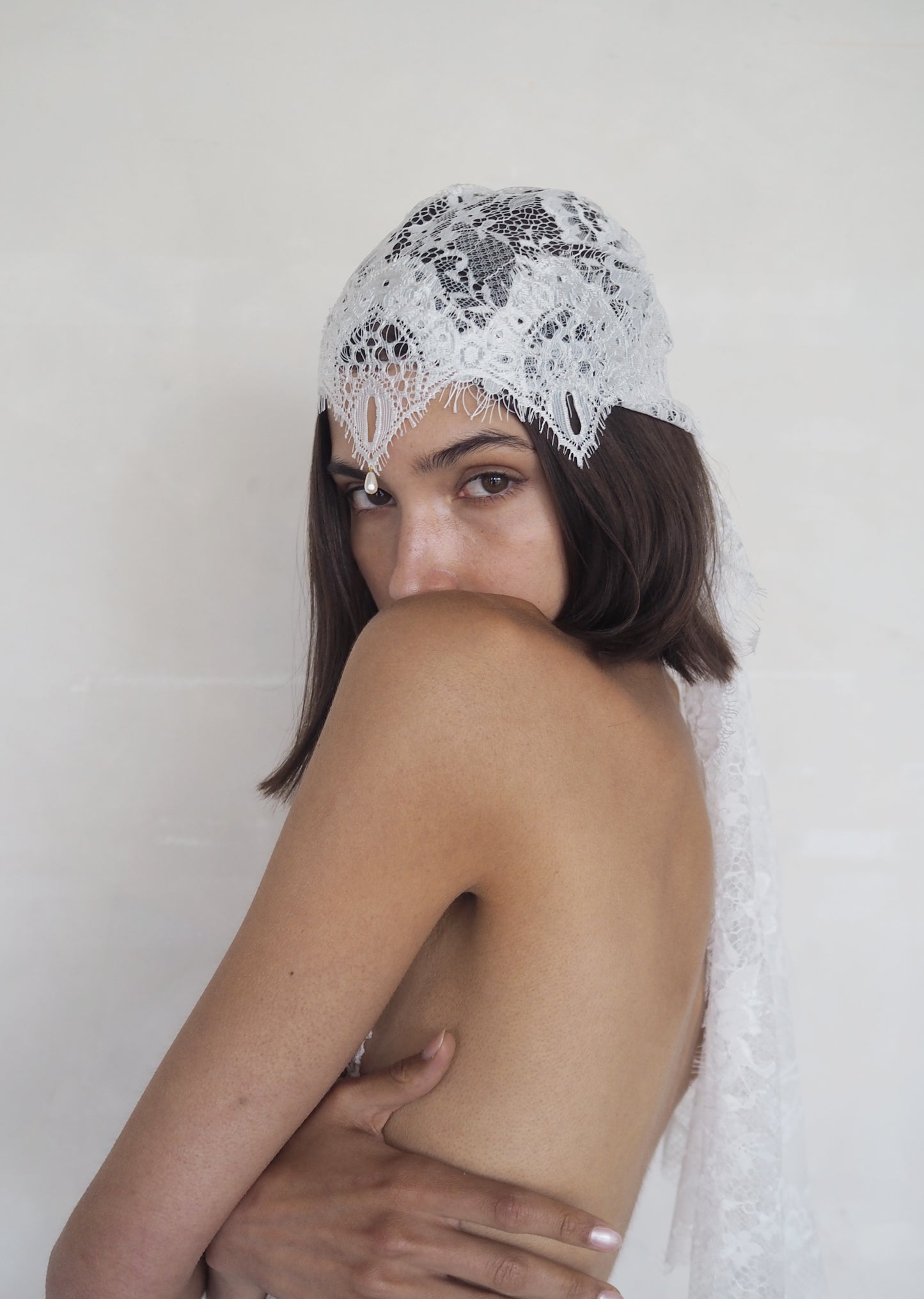 Antique Lace Bridal Headpiece
