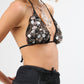 Crystal-Embroidered Bikini Top