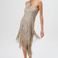 Silver Scarf Dress