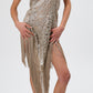 Silver Scarf Dress