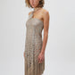 Silver Scarf Dress