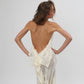 Crochet beige dress