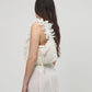 Lace white skirt
