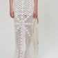 White crochet dress