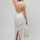 White crochet dress