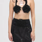 Lace black skirt