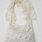 Crochet bag pearls