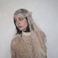 Lace Veil Headpiece with metal structure