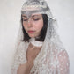 Lace & Chain Veil Headpiece