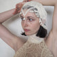 Crochet Headpiece with Lace Bow