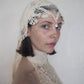 Crochet Headpiece with Lace Bow