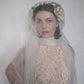 19th Century Floral Headpiece