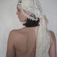 Crochet Headpiece with Lace Bow