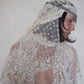 Lace & Chain Veil Headpiece