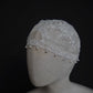 Antique Lace Cap with Pearl Trim
