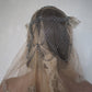 Lace Veil Headpiece with metal structure