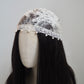 Antique Lace Cap with Pearl Trim