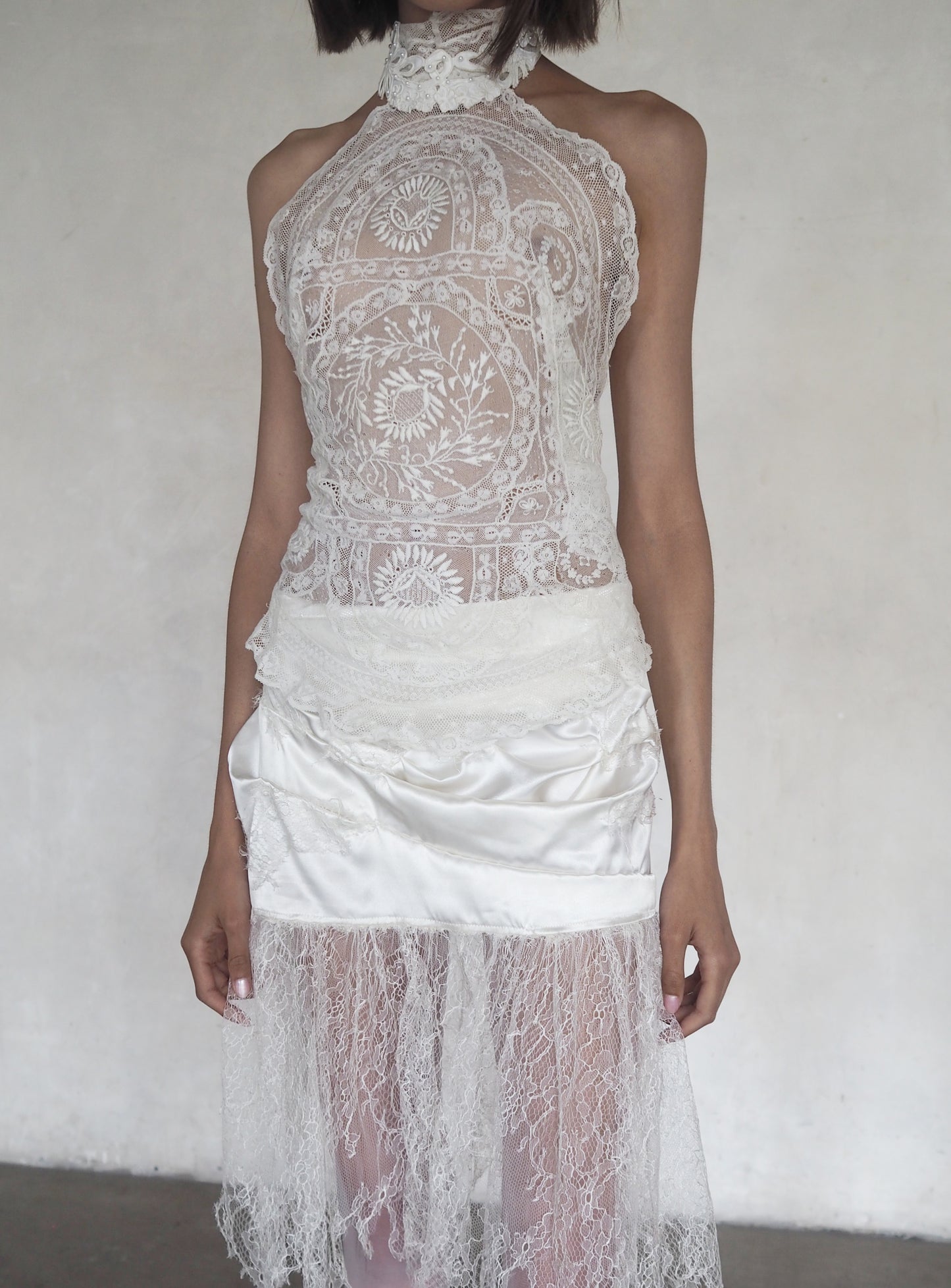 Silk & Lace Skirt