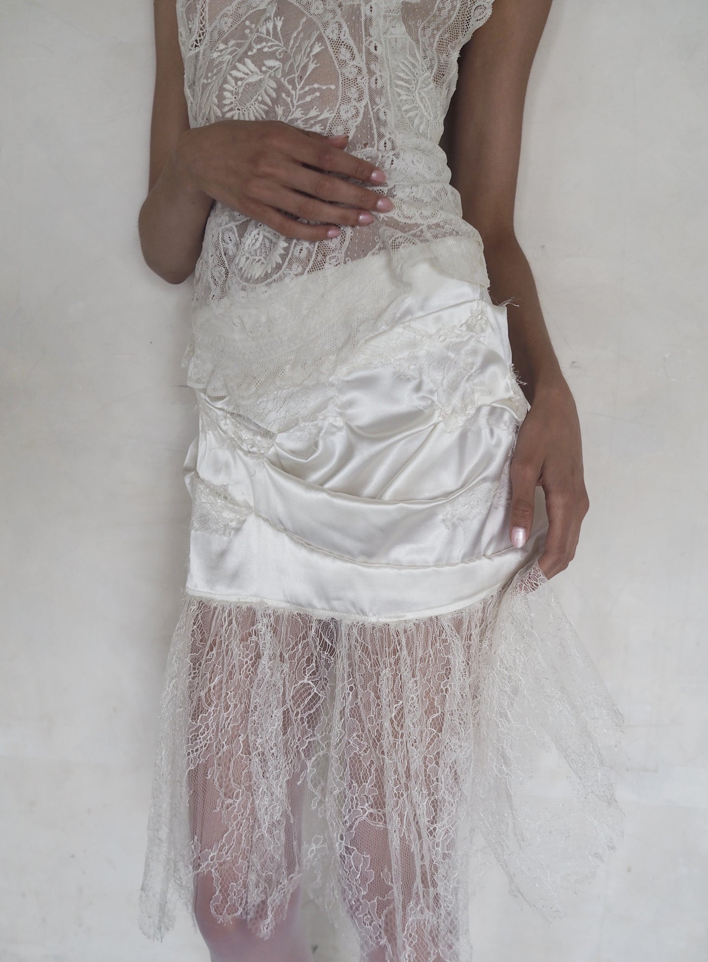 Silk & Lace Skirt