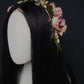 Antique Rose Crown — Preserved Floral Headpiece
