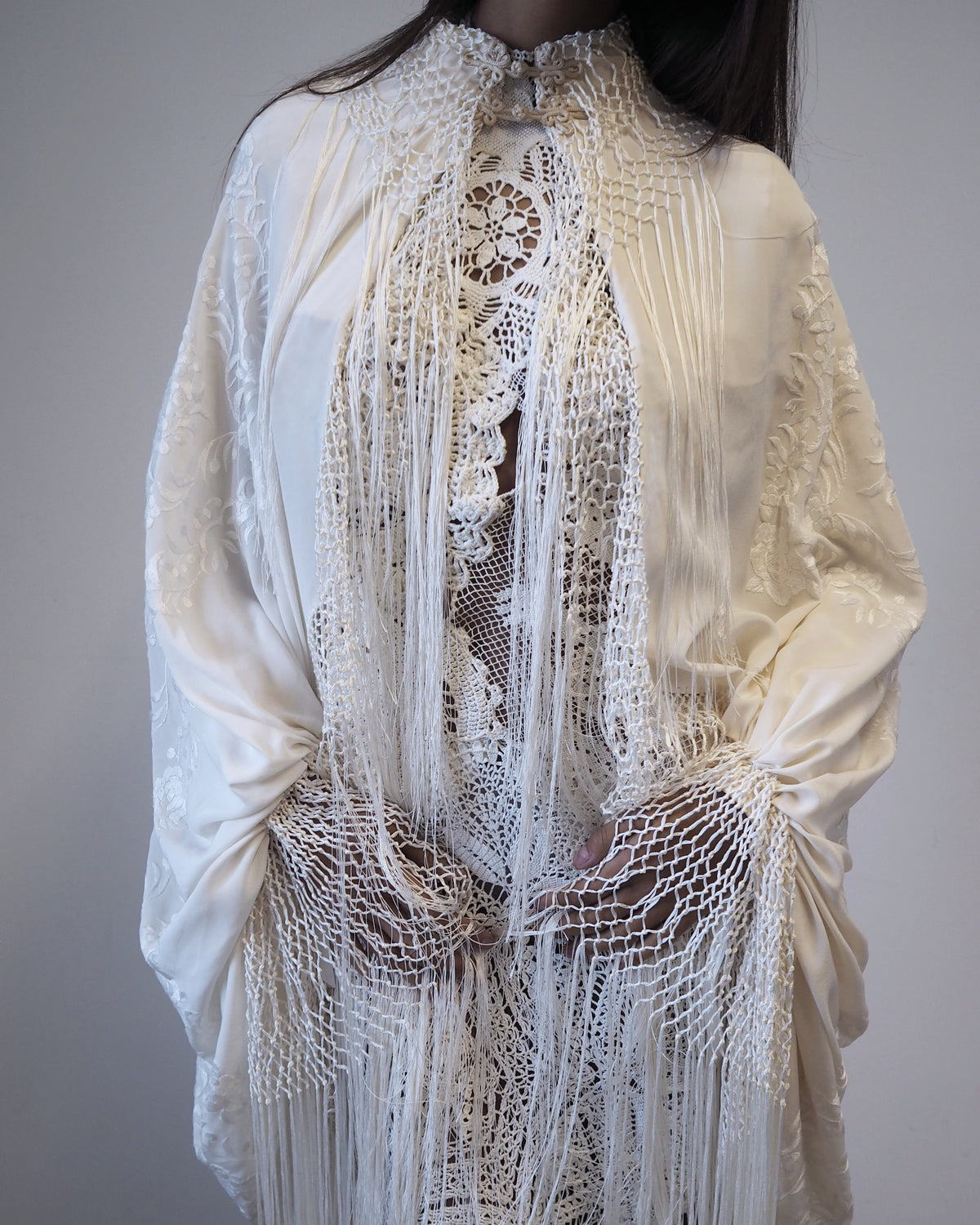 Mantón Jacket - Beige