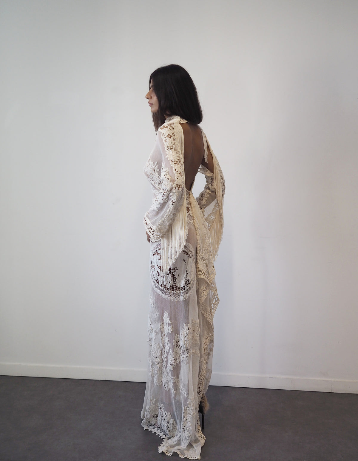 Lace 1910s Dress