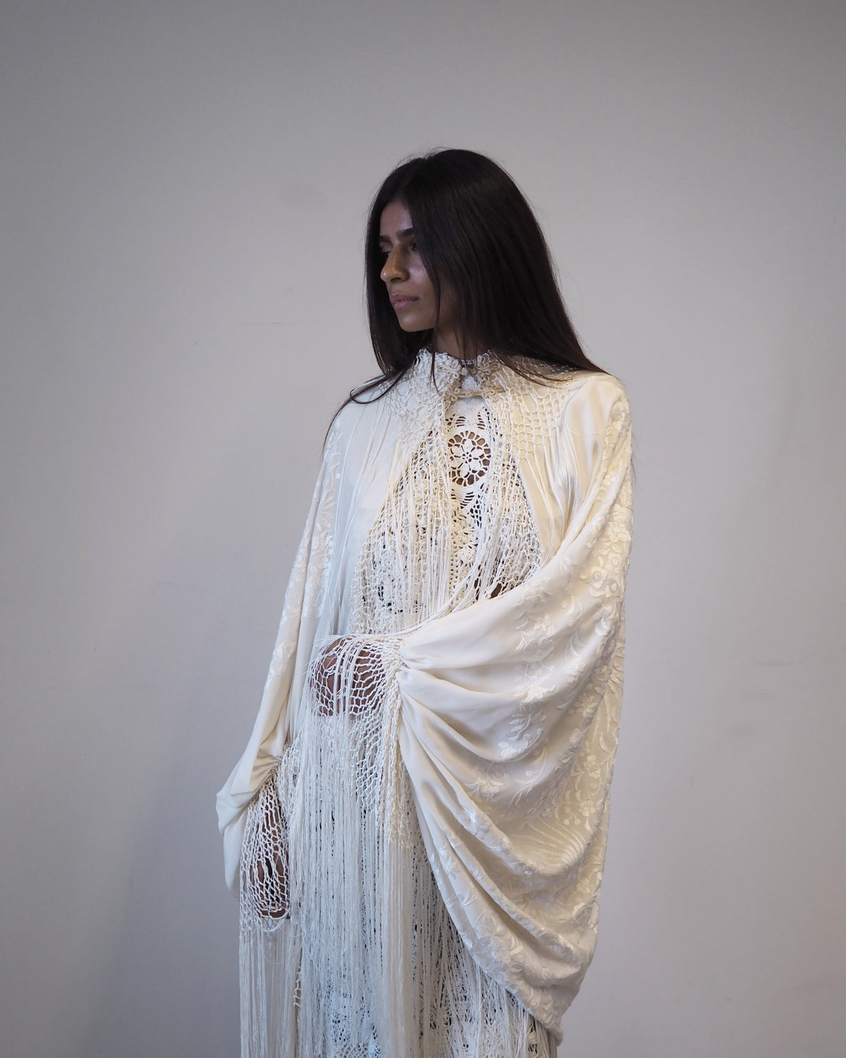 Mantón Jacket - Beige
