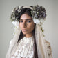Flowers and Lace Headpiece