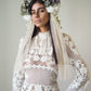 Flowers and Lace Headpiece