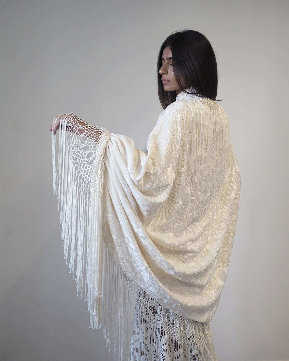 Mantón Jacket - Beige