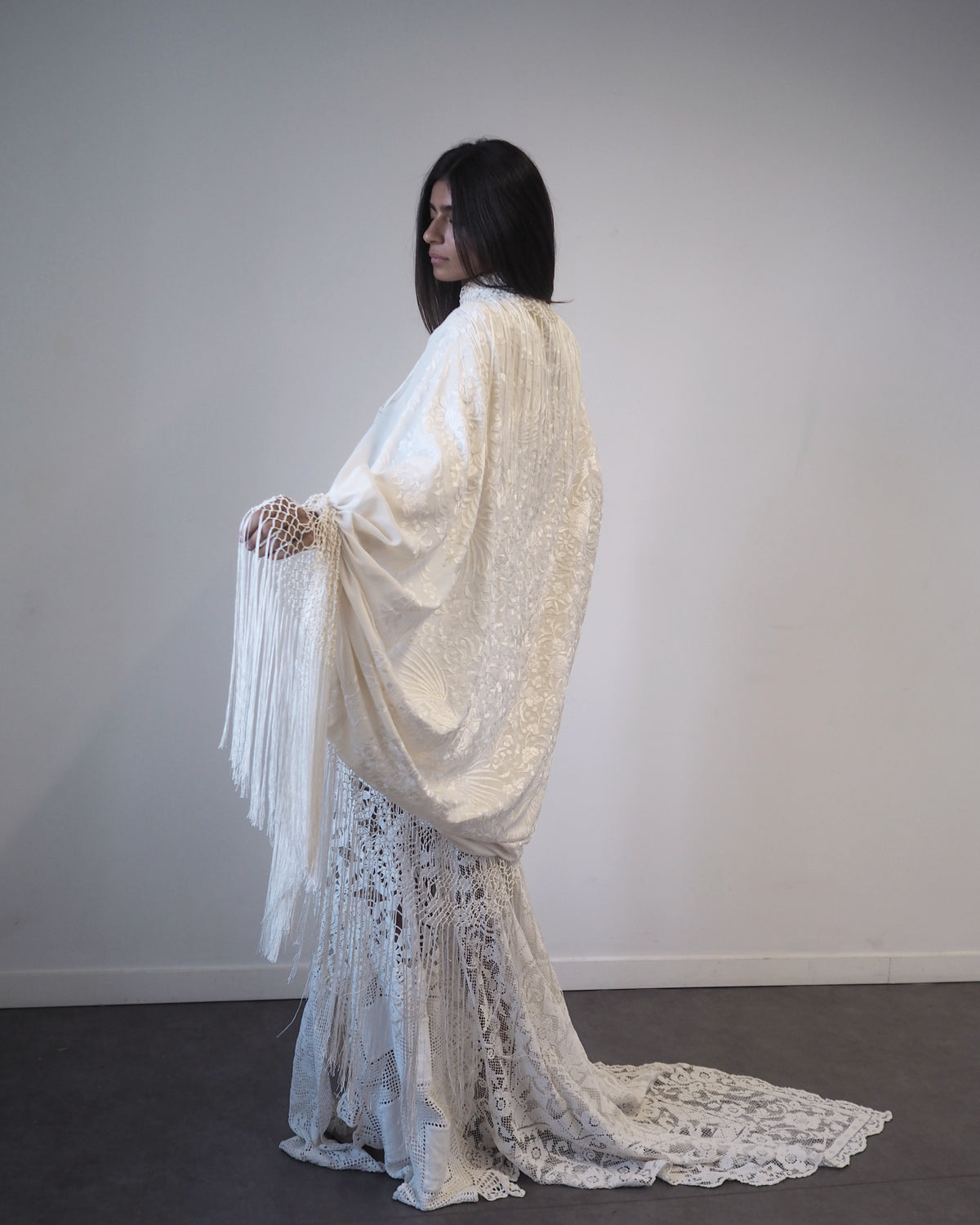 Mantón Jacket - Beige