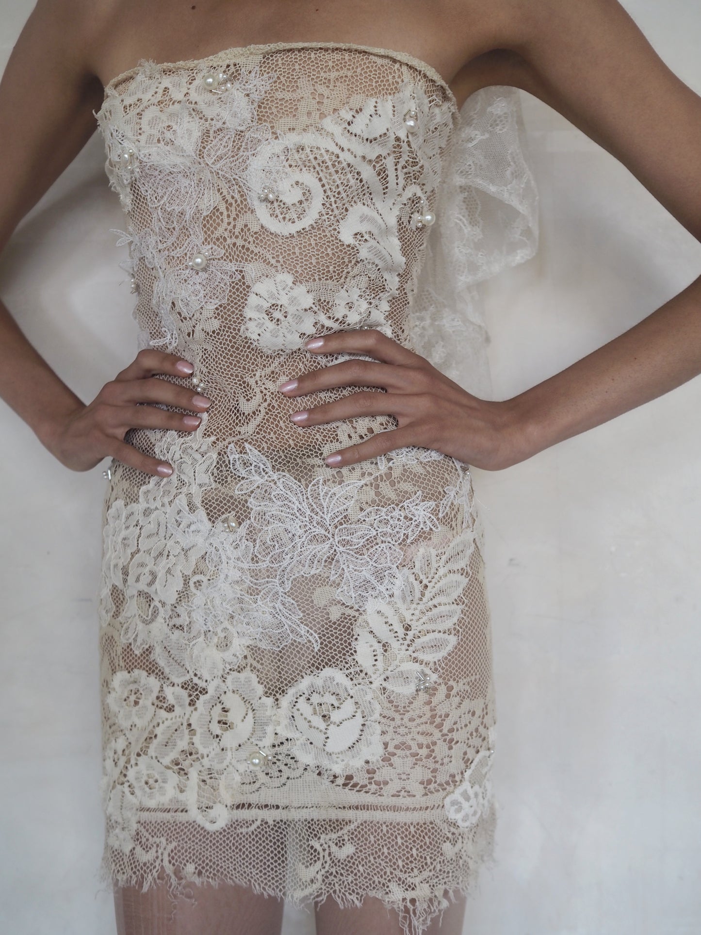 19th Century Lace Mini Dress