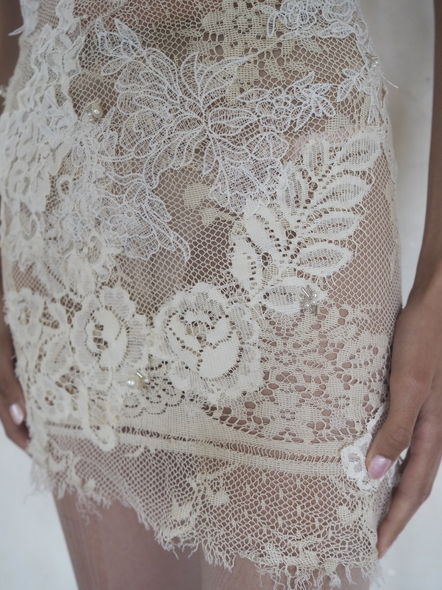 19th Century Lace Mini Dress