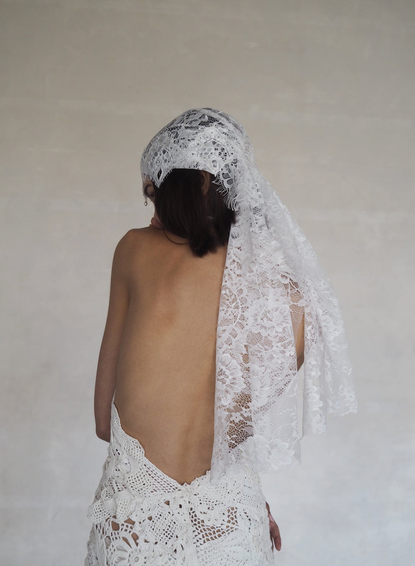 Antique Lace Bridal Headpiece