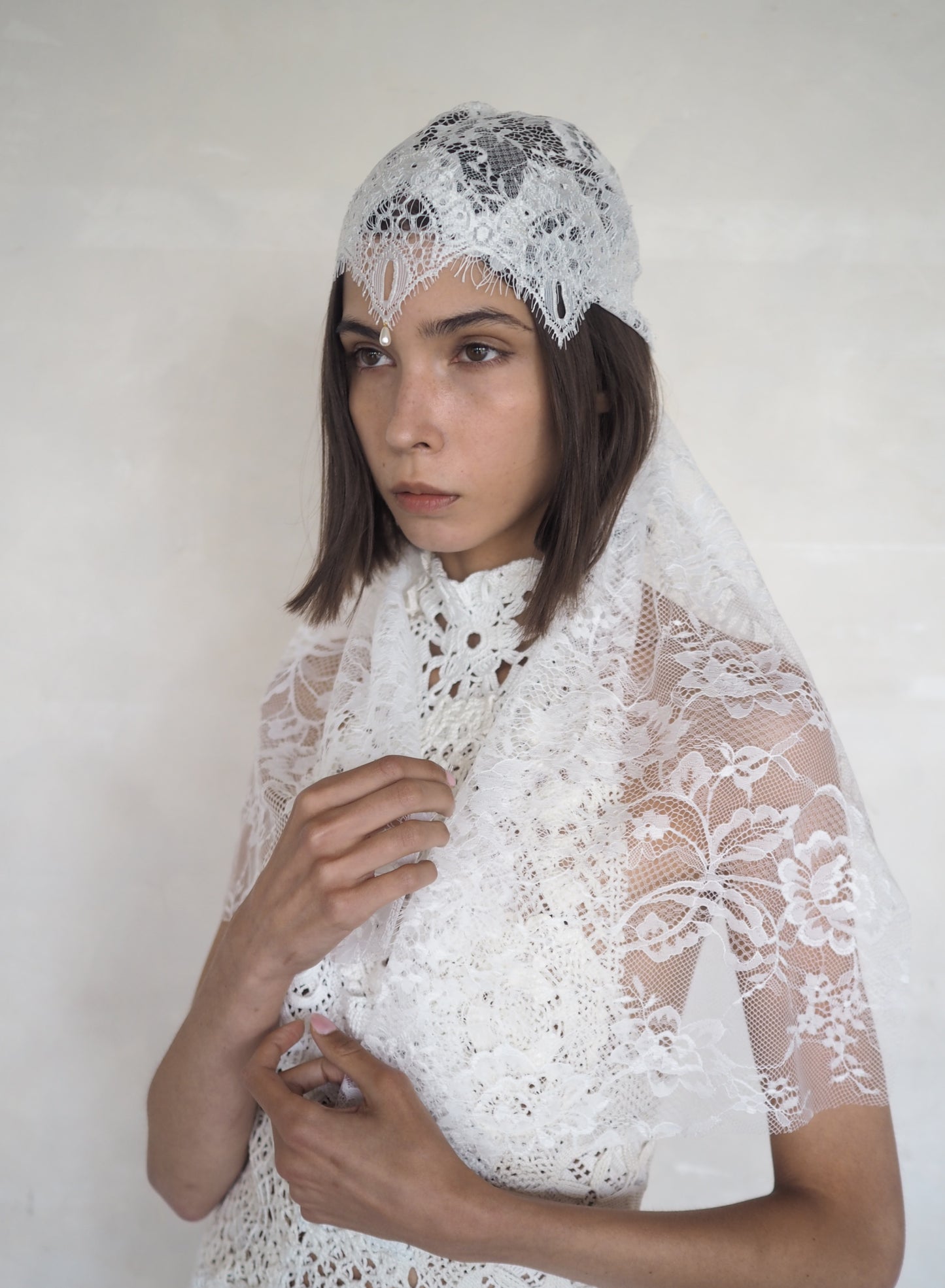 Antique Lace Bridal Headpiece