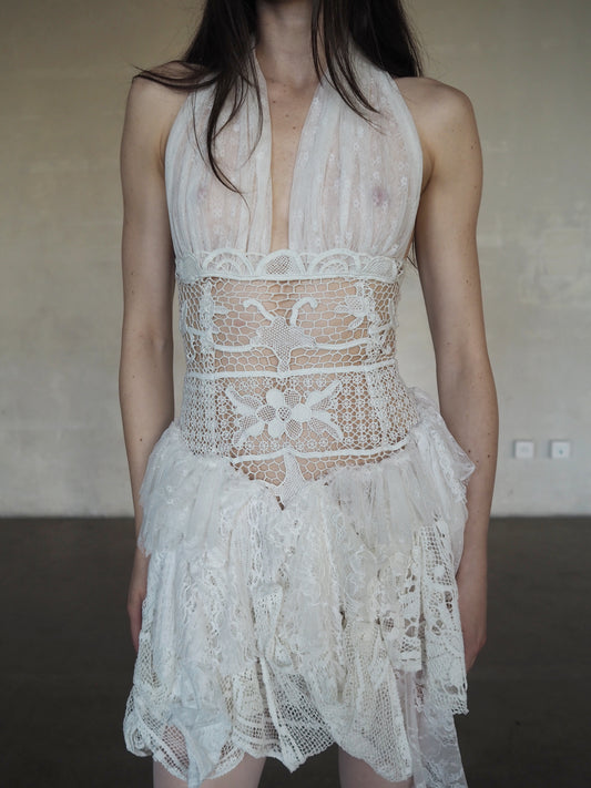 Heirloom Lace Halter Dress