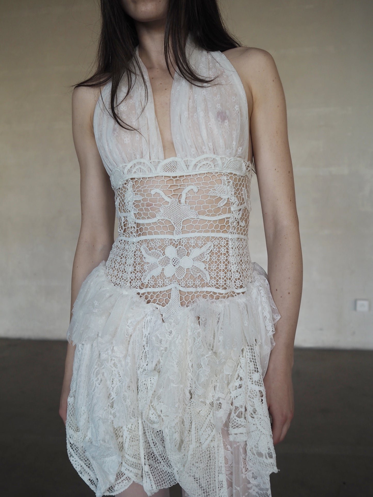 Heirloom Lace Halter Dress