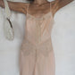 1930s Silk Lace Slip Dress