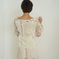 Long sleeves crochet top