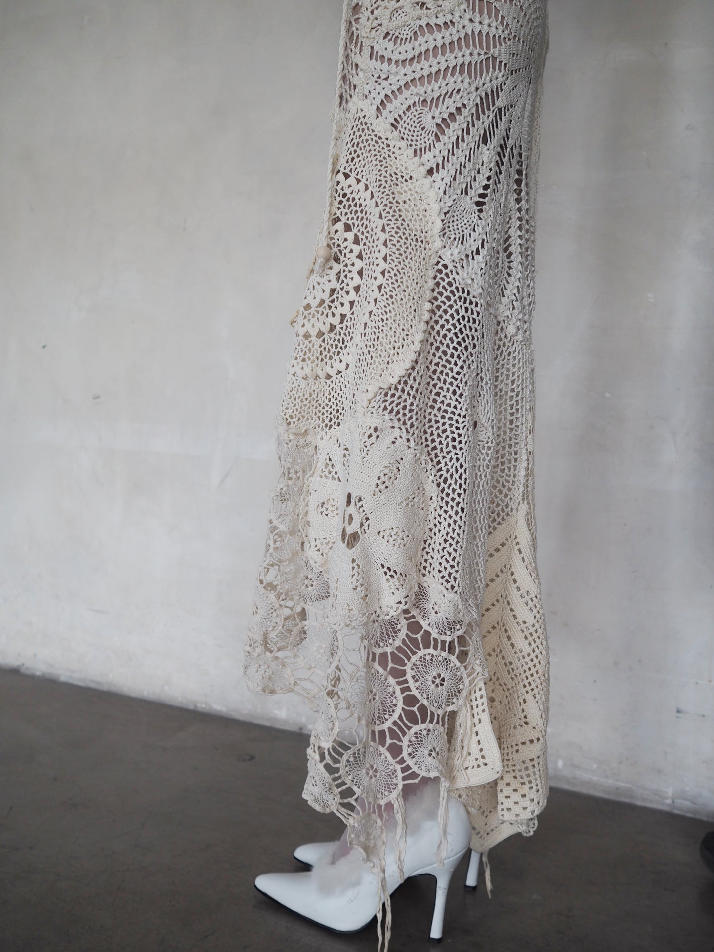 Antique Crochet Lace Dress
