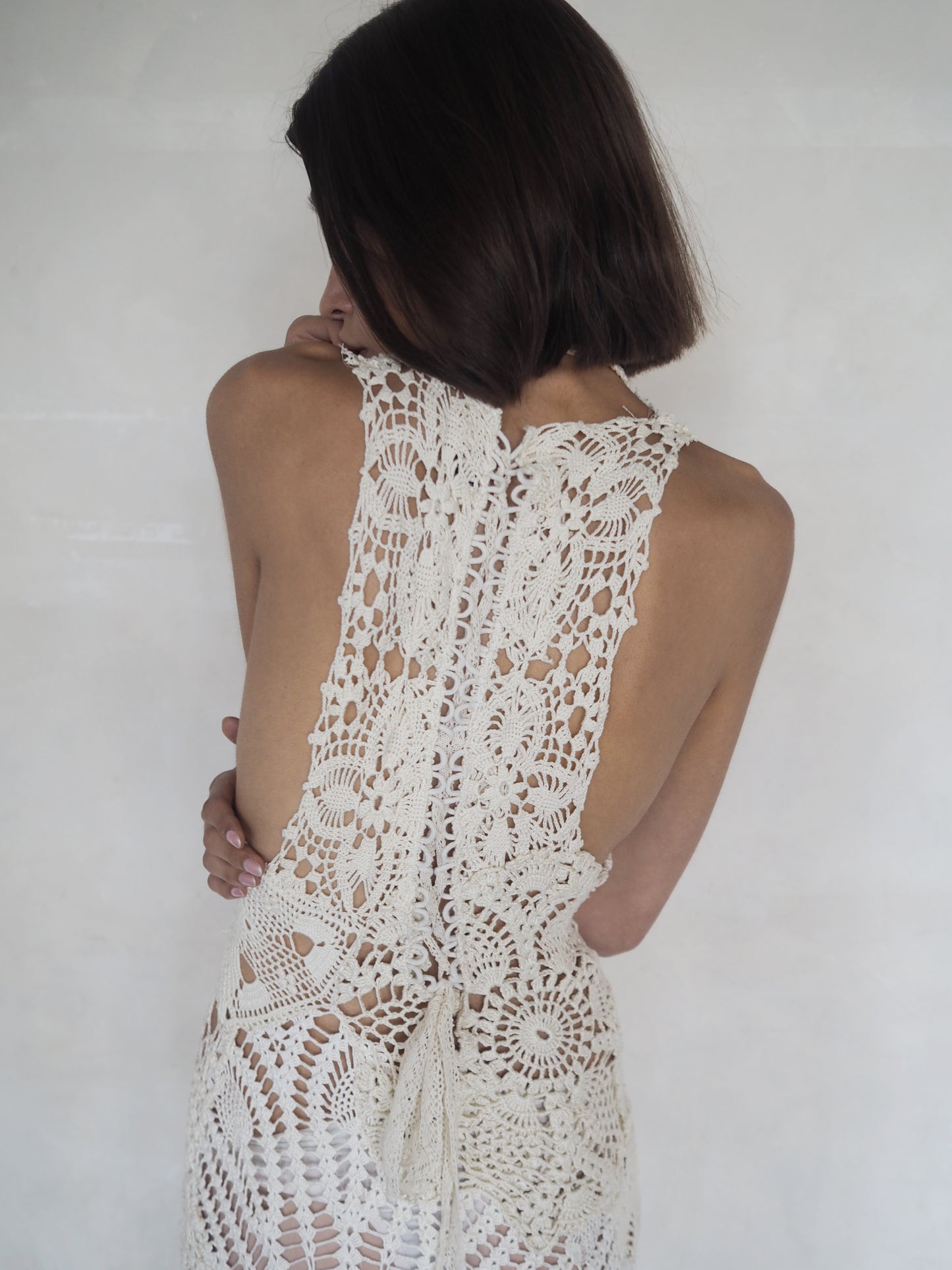 Antique Crochet Lace Dress