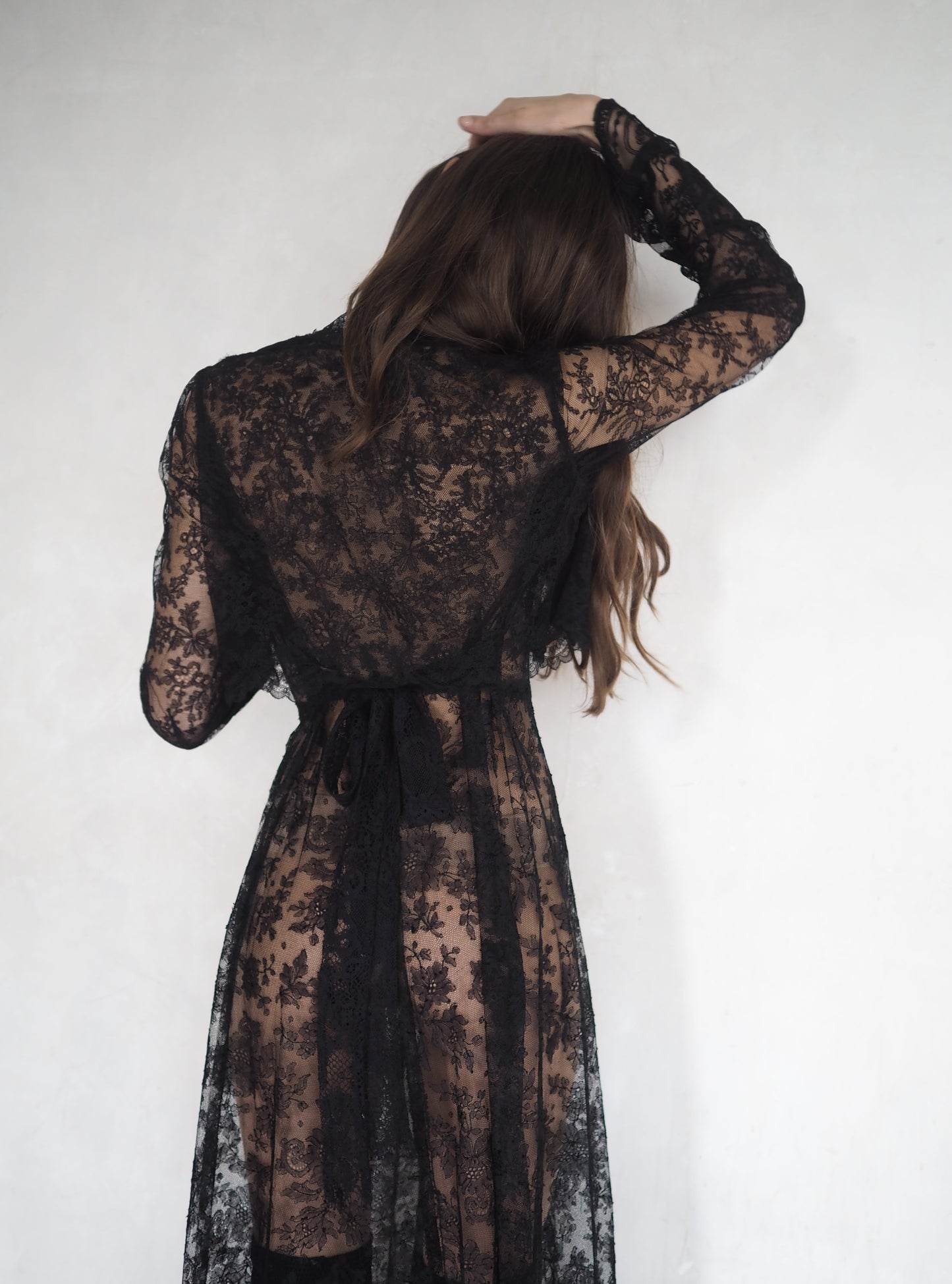 BLACK LACE DRESS LES FLEURS STUDIO BLACK LACE DRESS LES FLEURS STUDIO