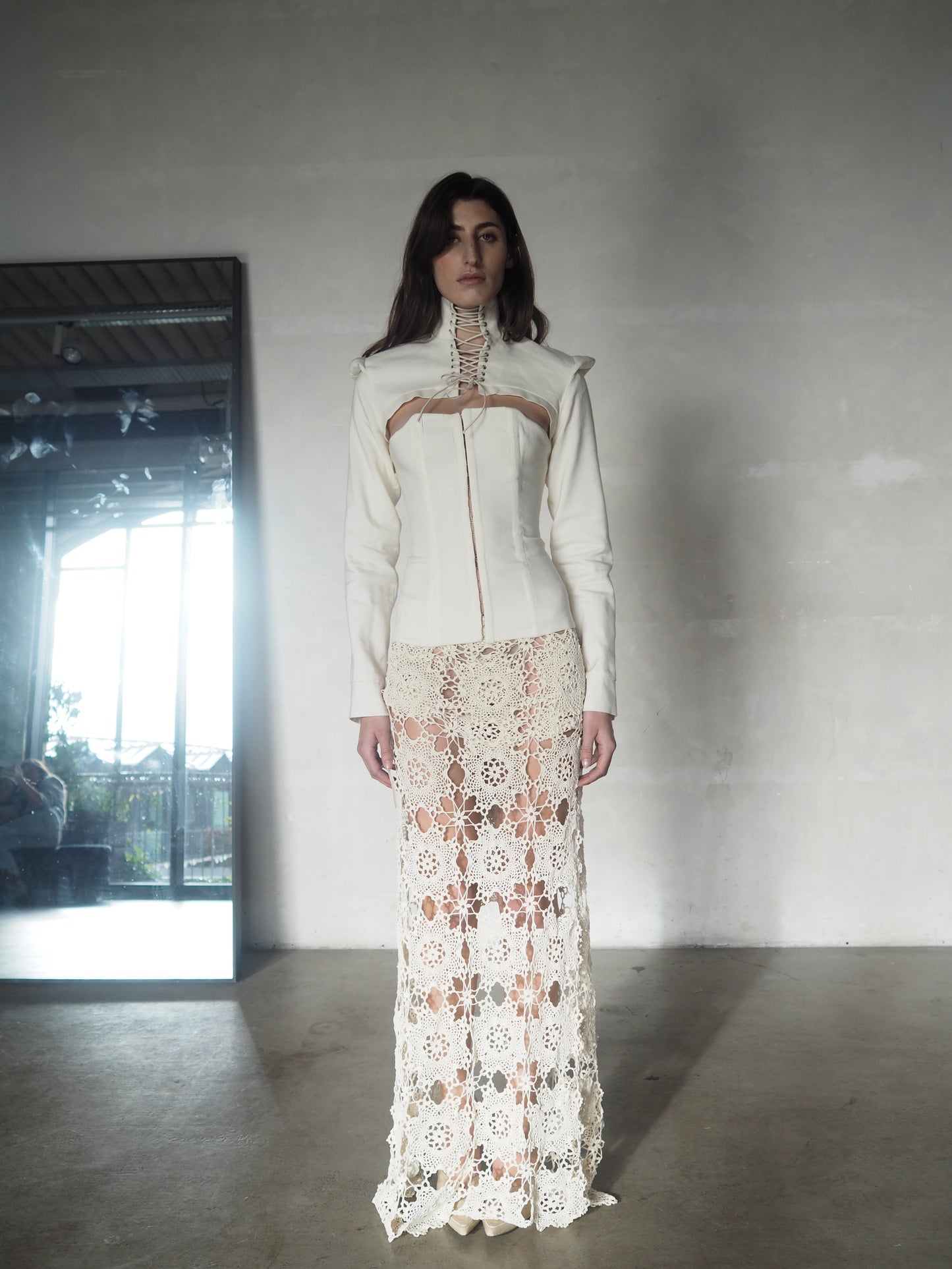 CROCHET LACE SKIRT