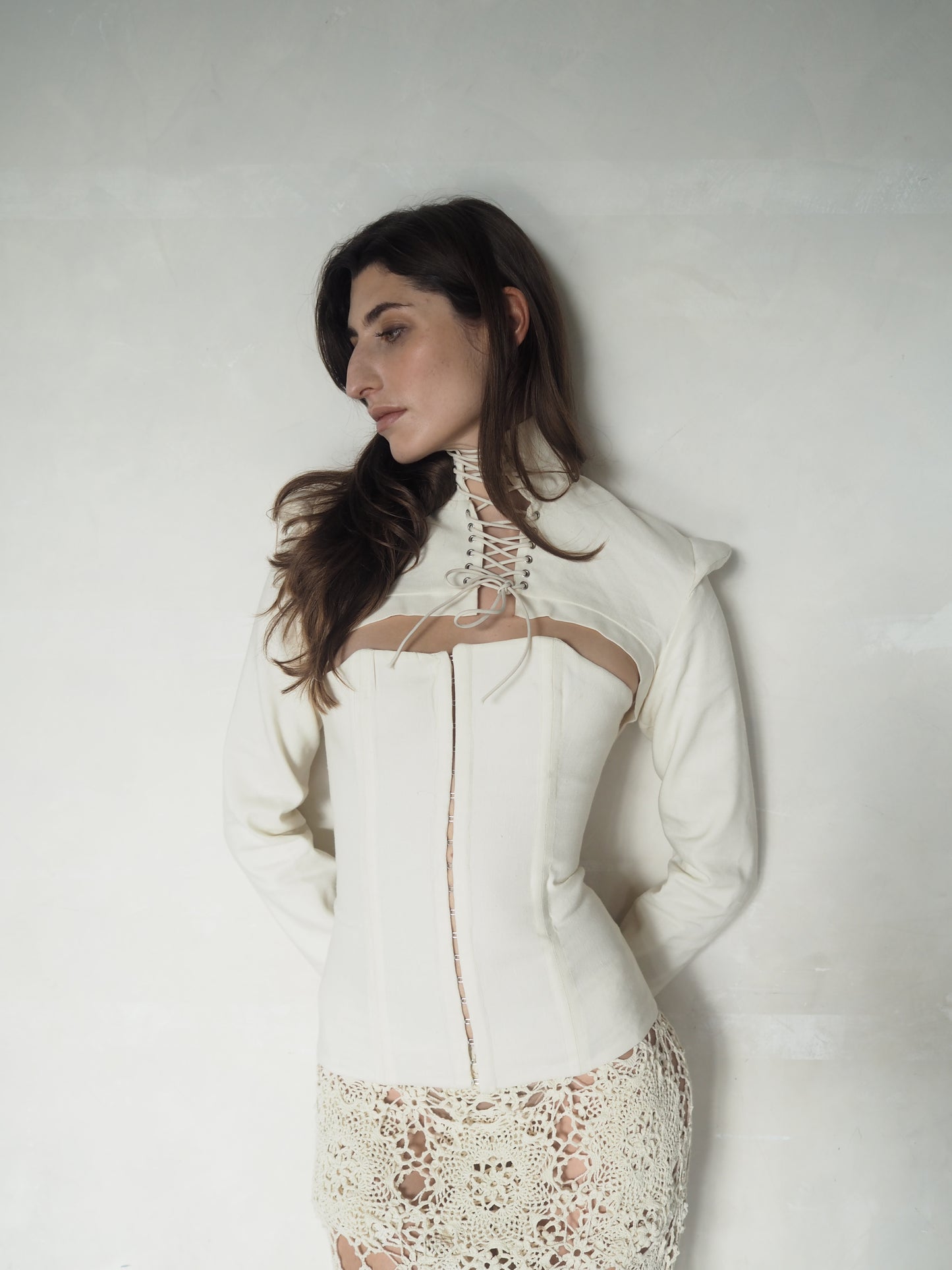 STRUCTURED CORSET WITH BOLERO