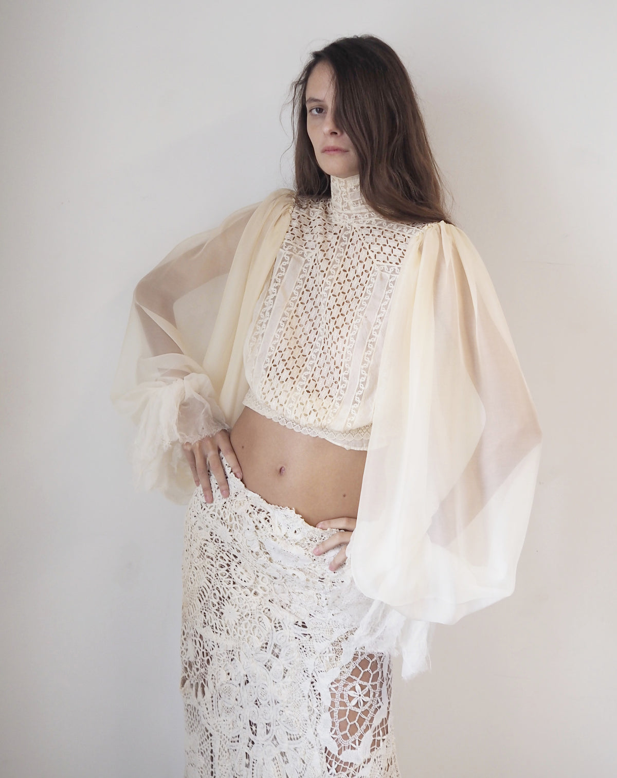 19th Century Lace Top
