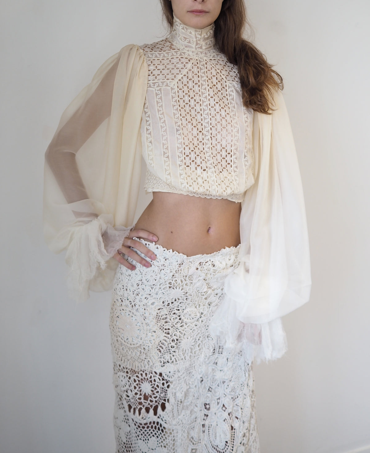 Patchwork Crochet Skirt