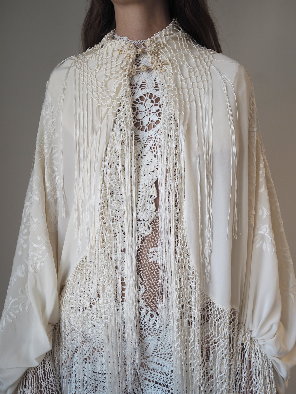 Mantón Jacket - Beige