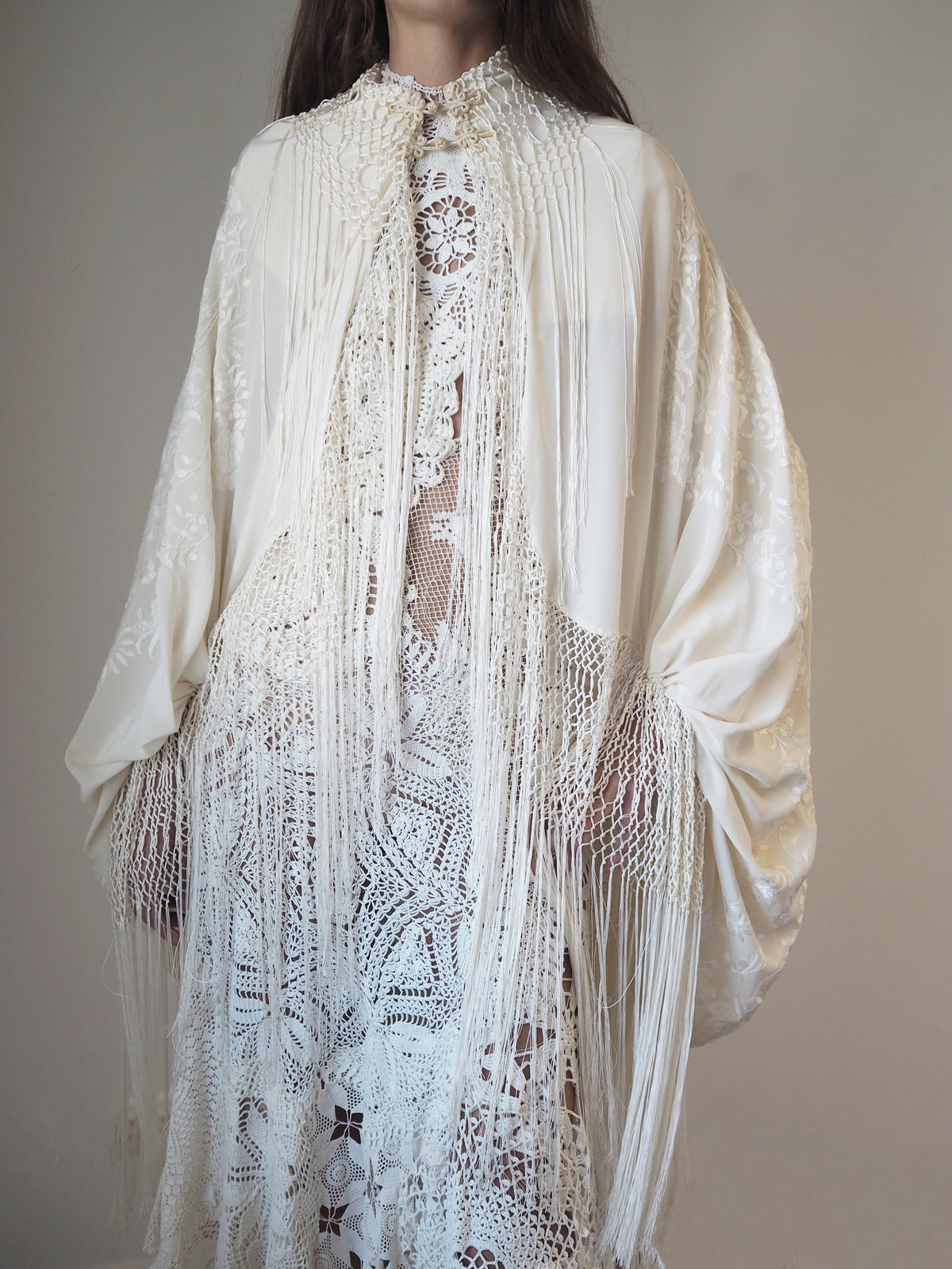 Mantón Jacket - Beige